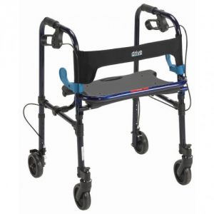 Clever-Lite Walker with Seat and Loop Locks 2