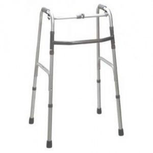 Deluxe Folding Walker, One Button COMBO Pack