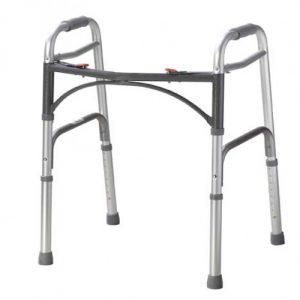 Deluxe Folding Walker, Two Button