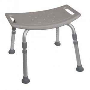 Deluxe, K.D. Aluminum, Bath Bench without Back (is replacing 12203KDR-1)