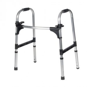 Deluxe Push Palm Release Ultra Lightweight Folding Walker