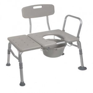 K.D. Combination Plastic Transfer Bench or Commode