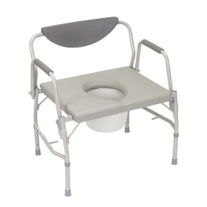 Deluxe Bariatric Drop-Arm Commode