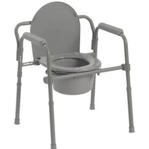 Folding Steel Commode 2