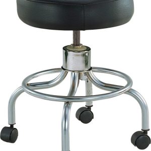 Revolving, Adjustable-Height Stool