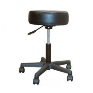 Revolving Pneumatic Adjustable Height Stool with Plastic Base